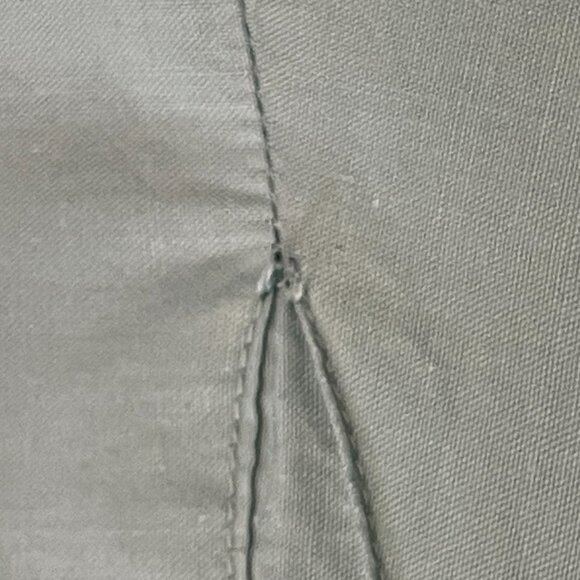 Vintage Handmade Blue Slip With White Lace - Picture 9 of 12